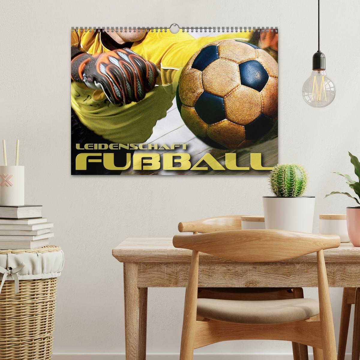 Bild: 9783435326709 | Leidenschaft Fußball (Wandkalender 2025 DIN A3 quer), CALVENDO...