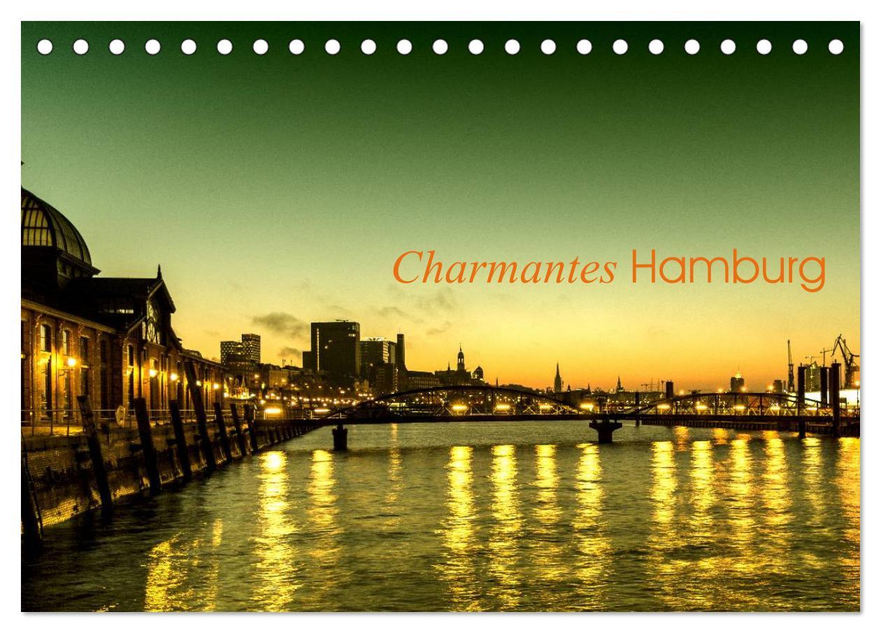 Cover: 9783435654970 | Charmantes Hamburg (Tischkalender 2025 DIN A5 quer), CALVENDO...