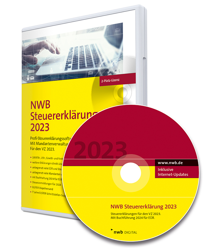 Cover: 9783482673269 | NWB Steuererklärung 2023 - 2-Platz-Lizenz | CD-ROM | Deutsch | 2023