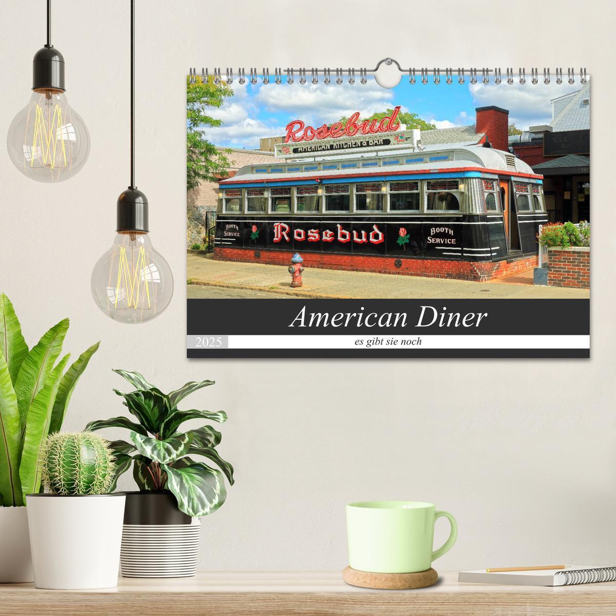 Bild: 9783435166886 | American Diner - es gibt sie noch (Wandkalender 2025 DIN A4 quer),...