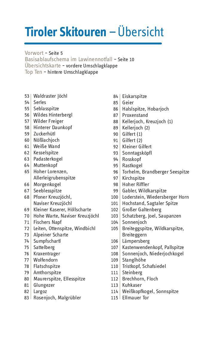 Bild: 9783710767661 | Tiroler Skitouren Handbuch | Über 150 Berge für Einsteiger und Profis