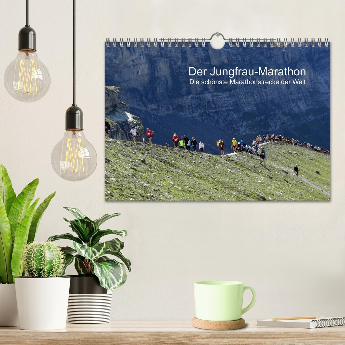 Bild: 9783435823826 | Der Jungfrau-Marathon (Wandkalender 2025 DIN A4 quer), CALVENDO...