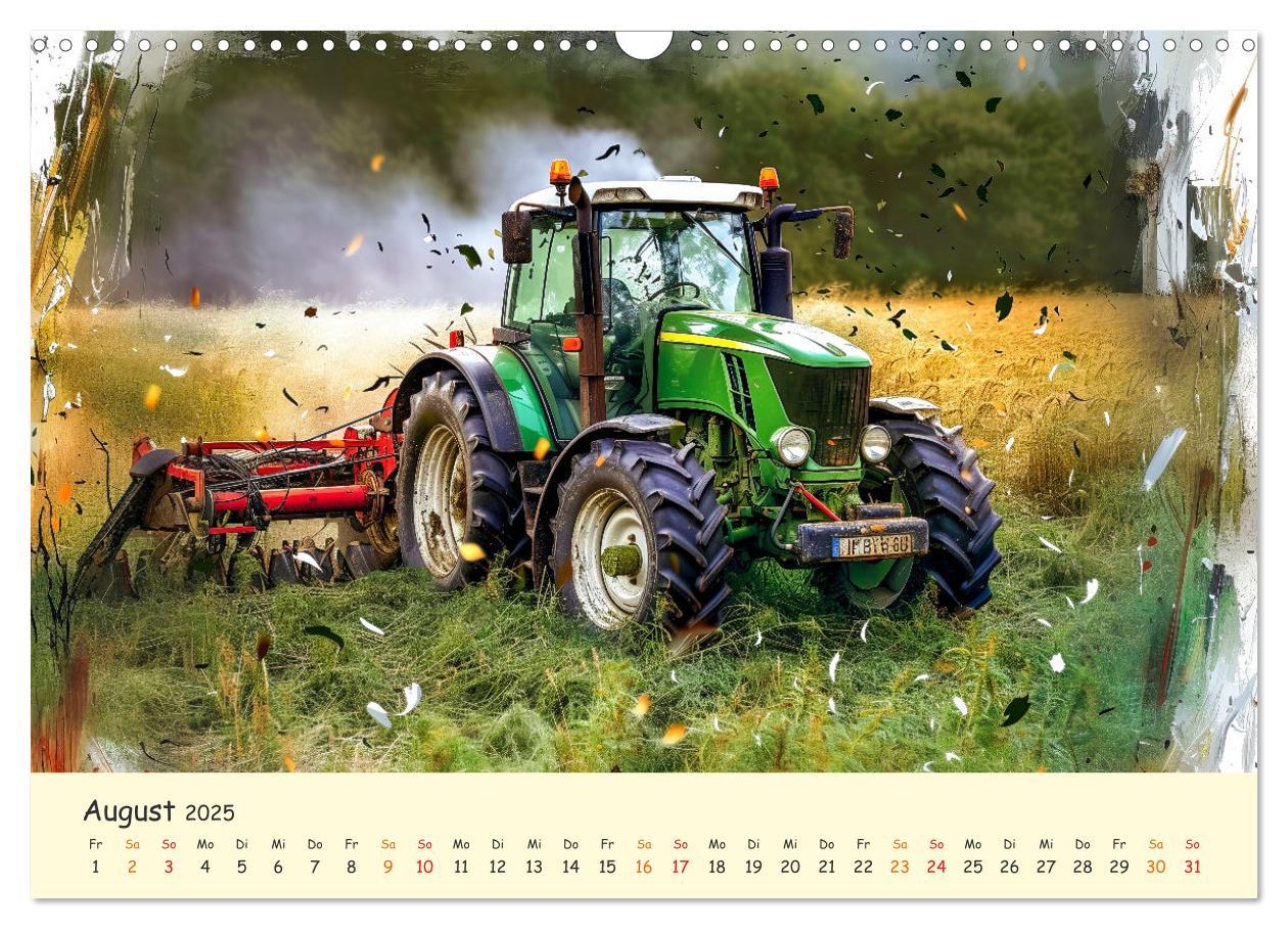 Bild: 9783383781506 | Traktoren - tolle Momente (Wandkalender 2025 DIN A3 quer), CALVENDO...