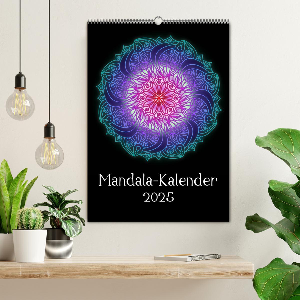 Bild: 9783435952410 | Mandala-Kalender 2025 (Wandkalender 2025 DIN A2 hoch), CALVENDO...