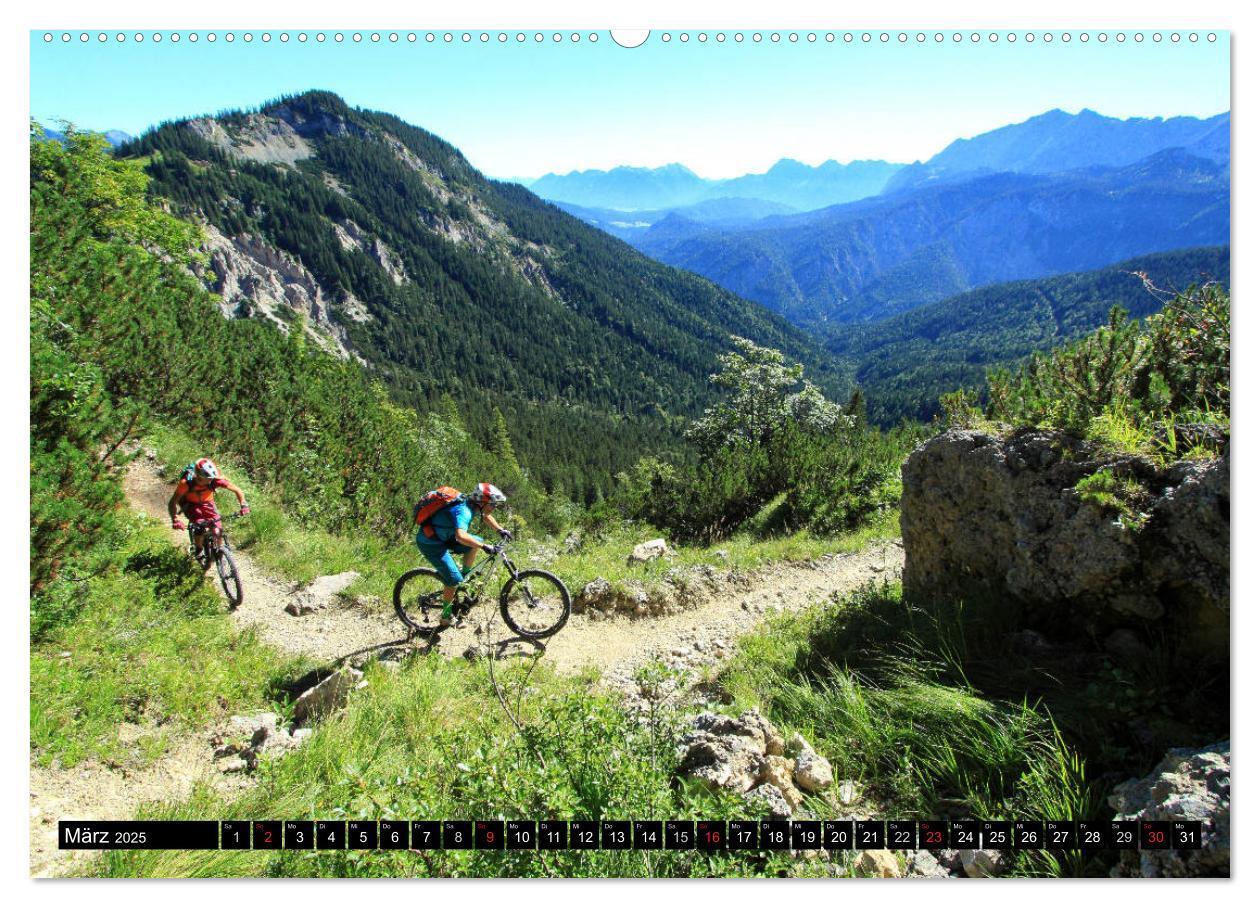 Bild: 9783435353330 | Mountainbike Traumpfade (Wandkalender 2025 DIN A2 quer), CALVENDO...