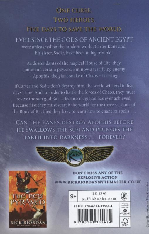 Rückseite: 9780141335674 | The Kane Chronicles 02. The Throne of Fire | Rick Riordan | Buch