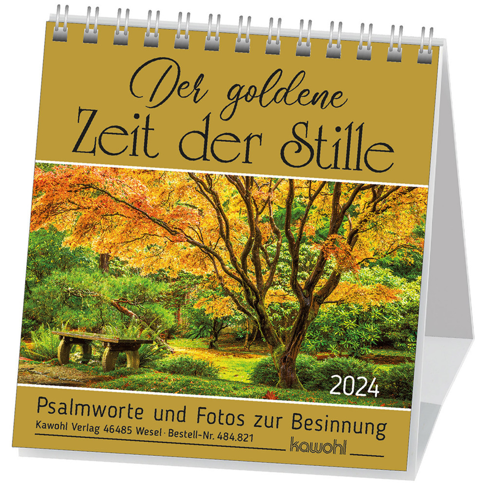 Cover: 9783754882146 | Der goldene Zeit der Stille 2024 | Kalender | 15 S. | Deutsch | 2024