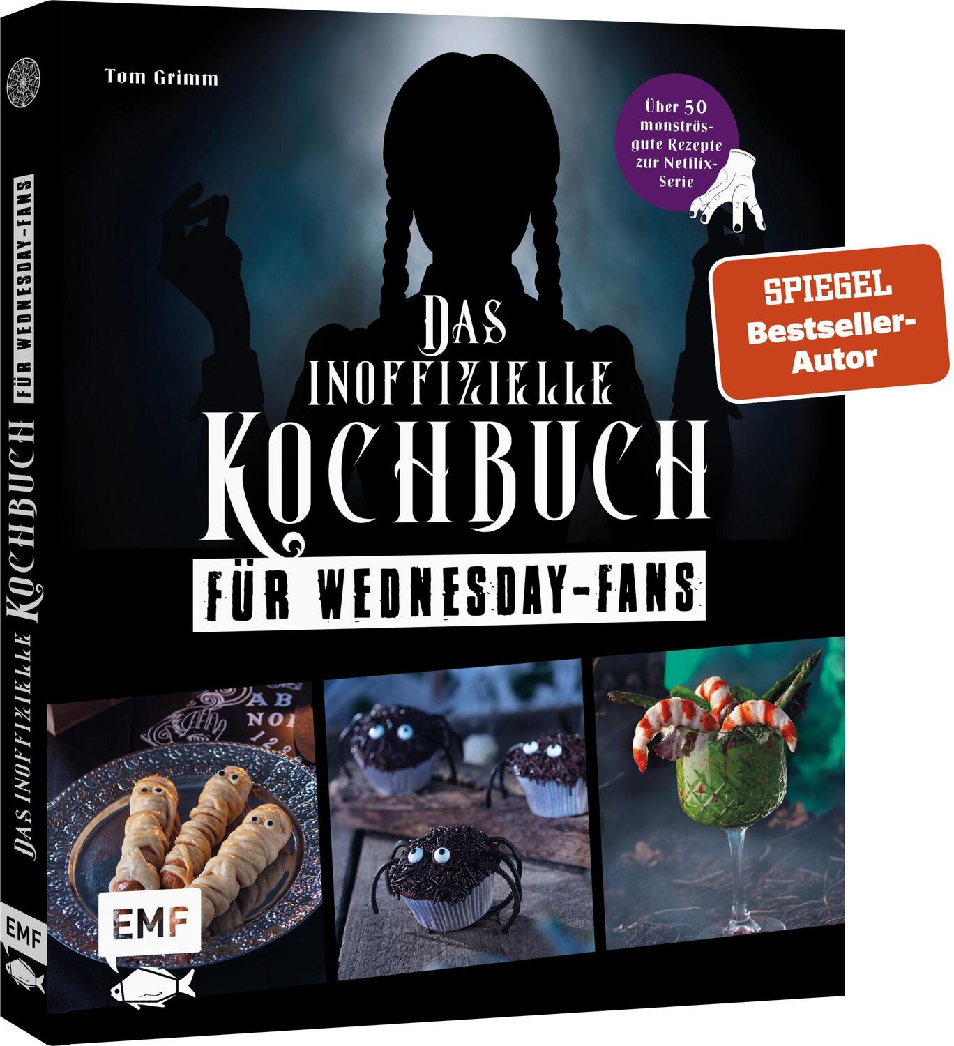 Cover: 9783745918823 | Das inoffizielle Kochbuch für Wednesday-Fans | Tom Grimm | Buch | 2023