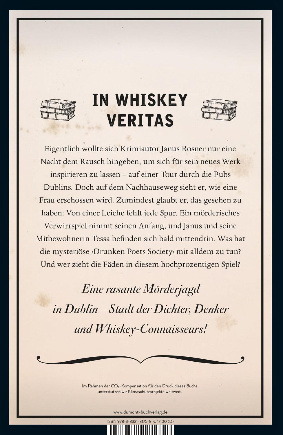 Rückseite: 9783832181758 | Ein Schuss Whiskey | Kriminalroman | Carsten Sebastian Henn | Buch