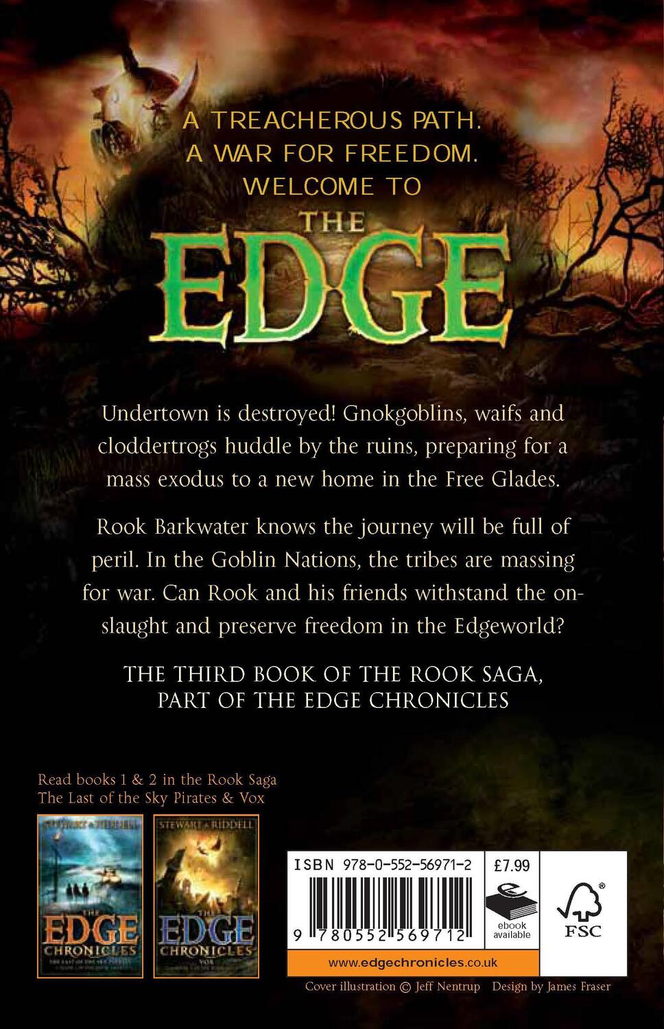 Rückseite: 9780552569712 | The Edge Chronicles 9: Freeglader | Third Book of Rook | Taschenbuch