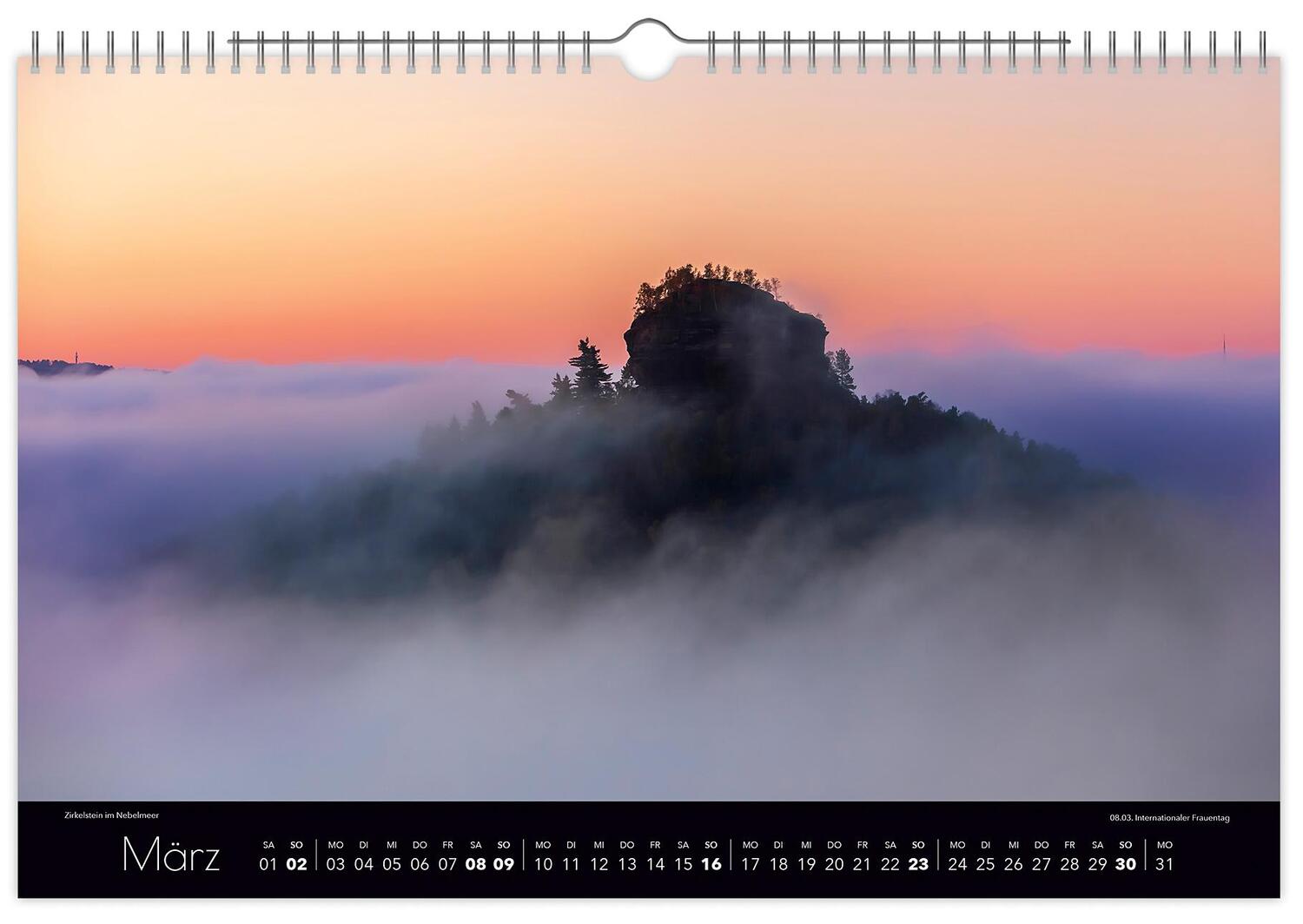 Bild: 9783910680470 | Kalender Faszinierende Sächsische Schweiz 2025 | Peter Schubert | 2025