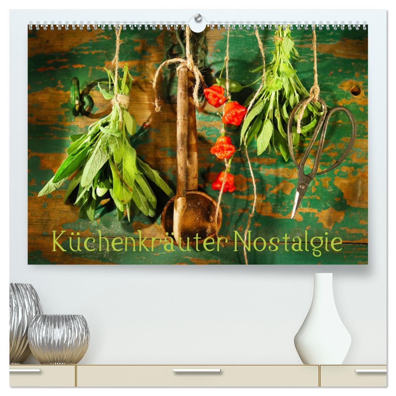 Cover: 9783383010026 | Küchenkräuter Nostalgie (hochwertiger Premium Wandkalender 2024 DIN...