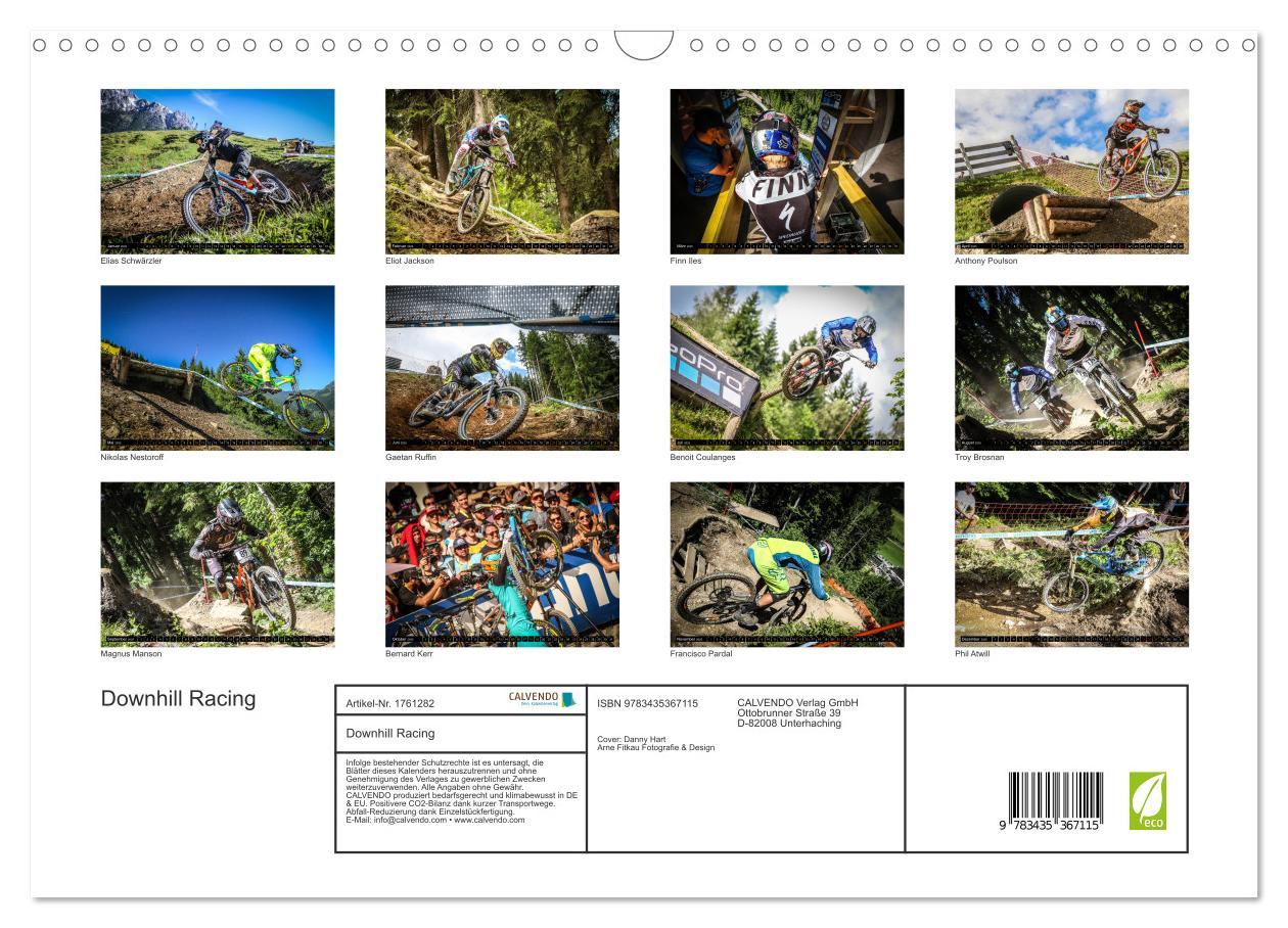 Bild: 9783435367115 | Downhill Racing (Wandkalender 2025 DIN A3 quer), CALVENDO...