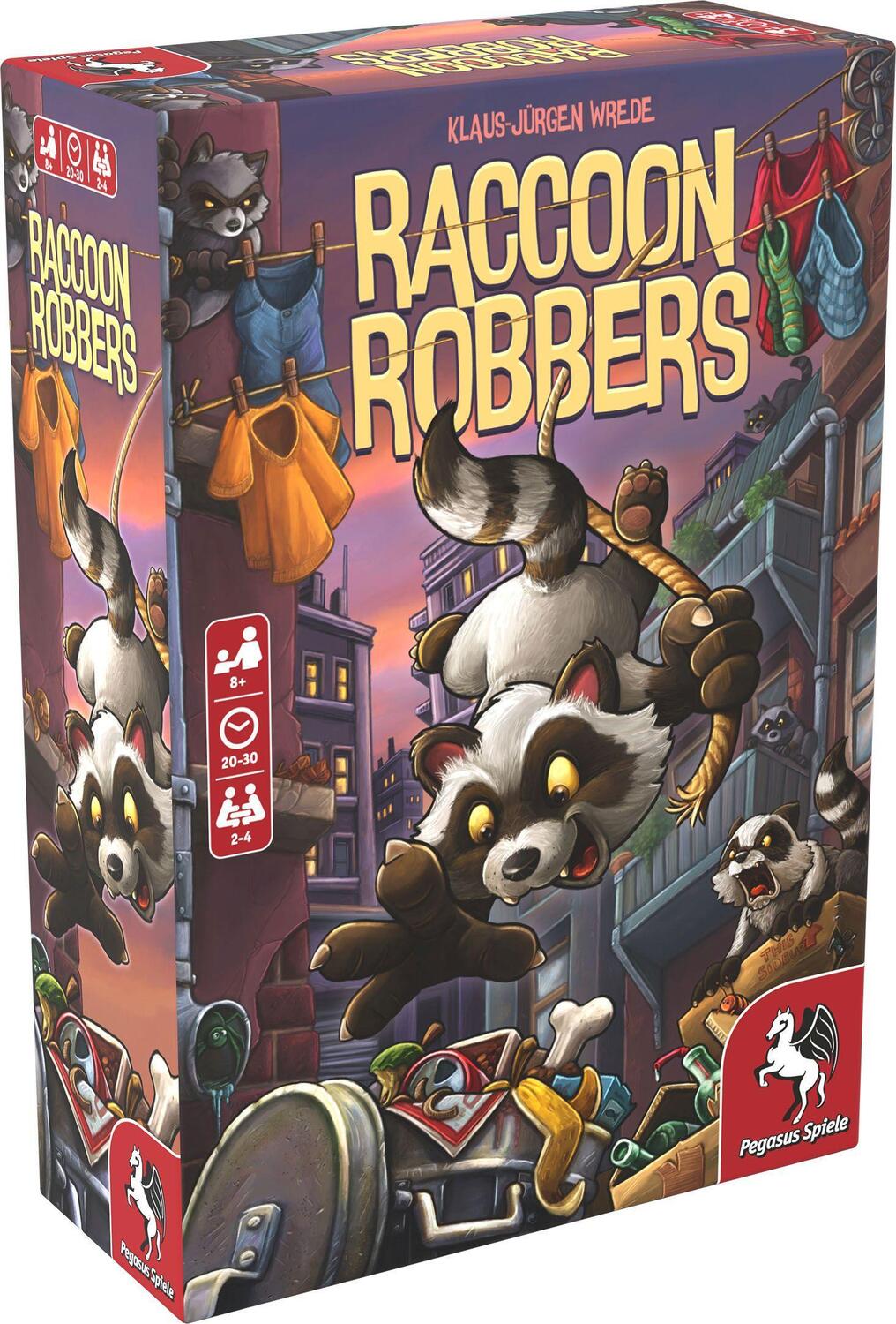 Cover: 4250231728785 | Raccoon Robbers | Spiel | Deutsch | 2022 | Pegasus | EAN 4250231728785