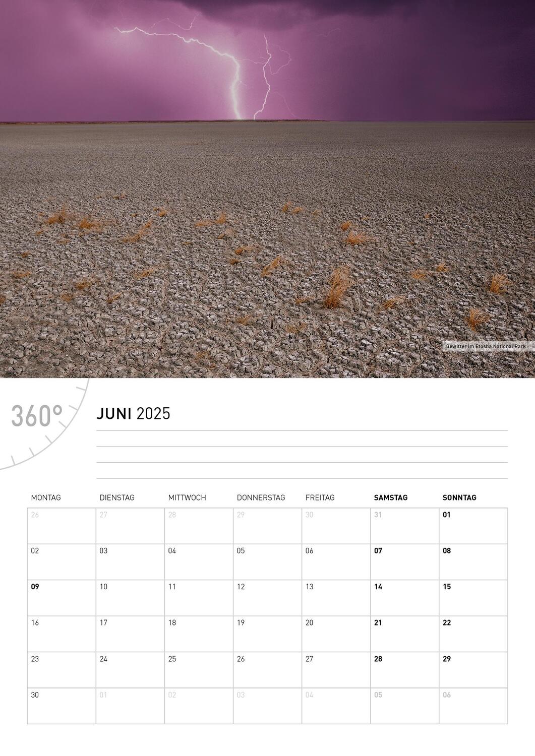 Bild: 9783968555799 | 360° Namibia Broschürenkalender 2025 | Christian Heeb | Kalender