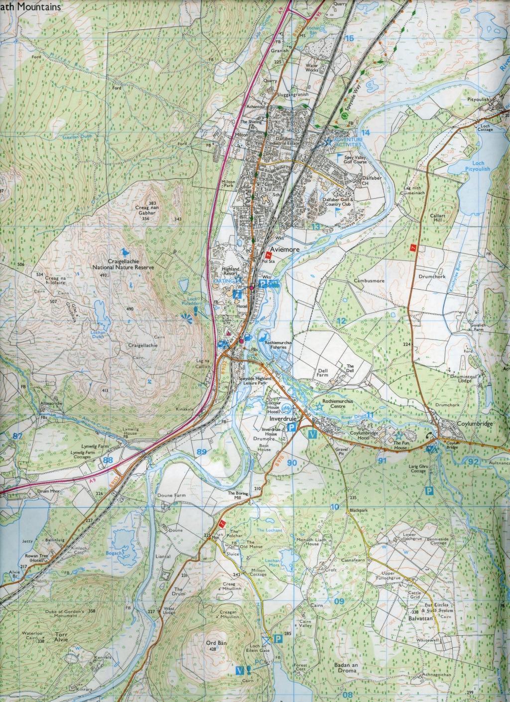 Bild: 9780319469750 | Cairn Gorm &amp; Aviemore, Loch Morlich | Ordnance Survey | (Land-)Karte