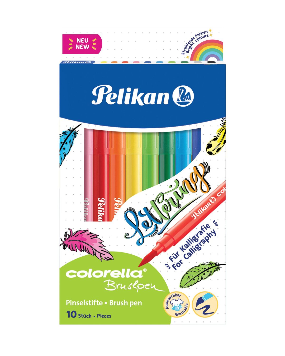 Cover: 4012700814579 | Pelikan Fasermaler Colorella Brushpen, 10er Set | 814577 | 2020