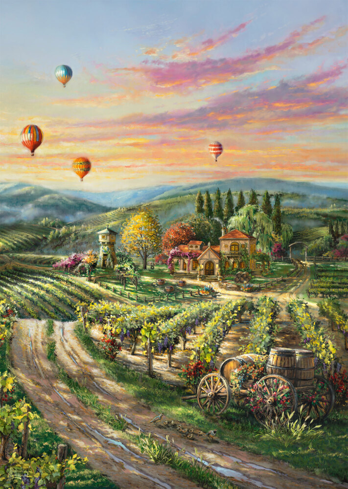 Bild: 4001504573669 | Peaceful Valley Vineyard | Puzzle Thomas Kinkade 1.000 Teile | Spiel