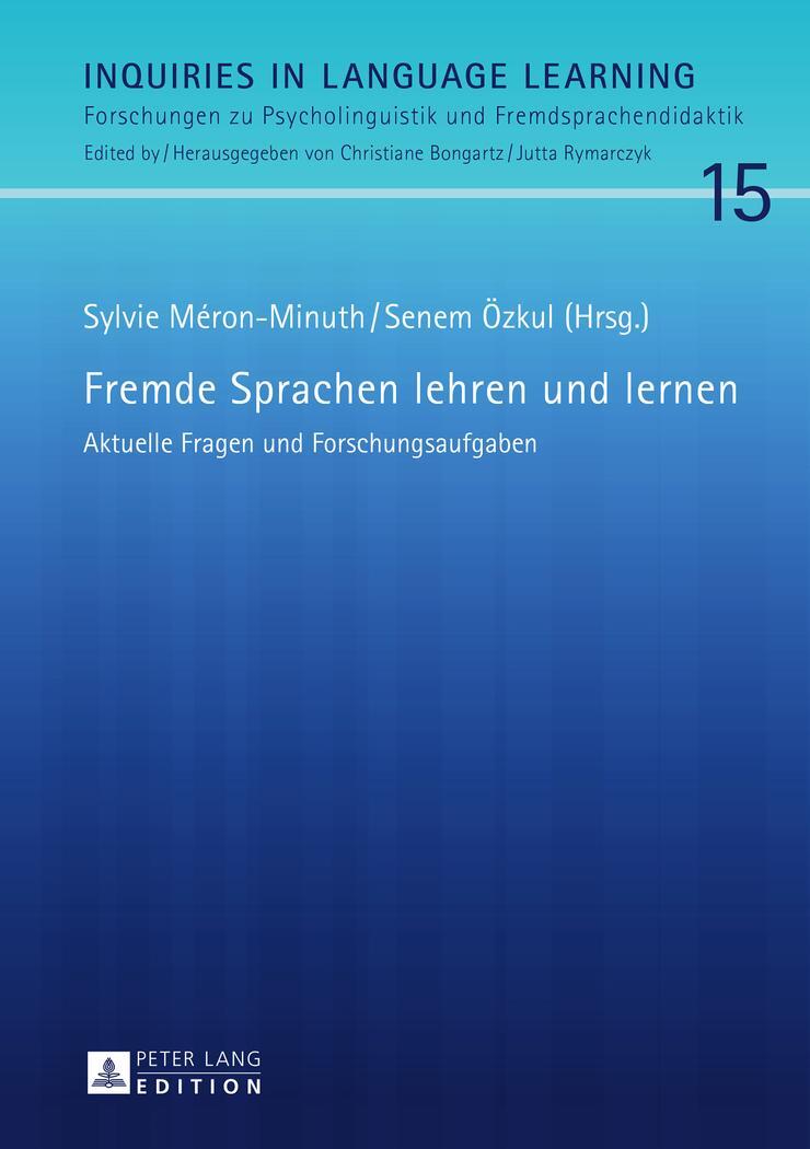 Cover: 9783631655986 | Fremde Sprachen lehren und lernen | Sylvie Méron-Minuth (u. a.) | Buch