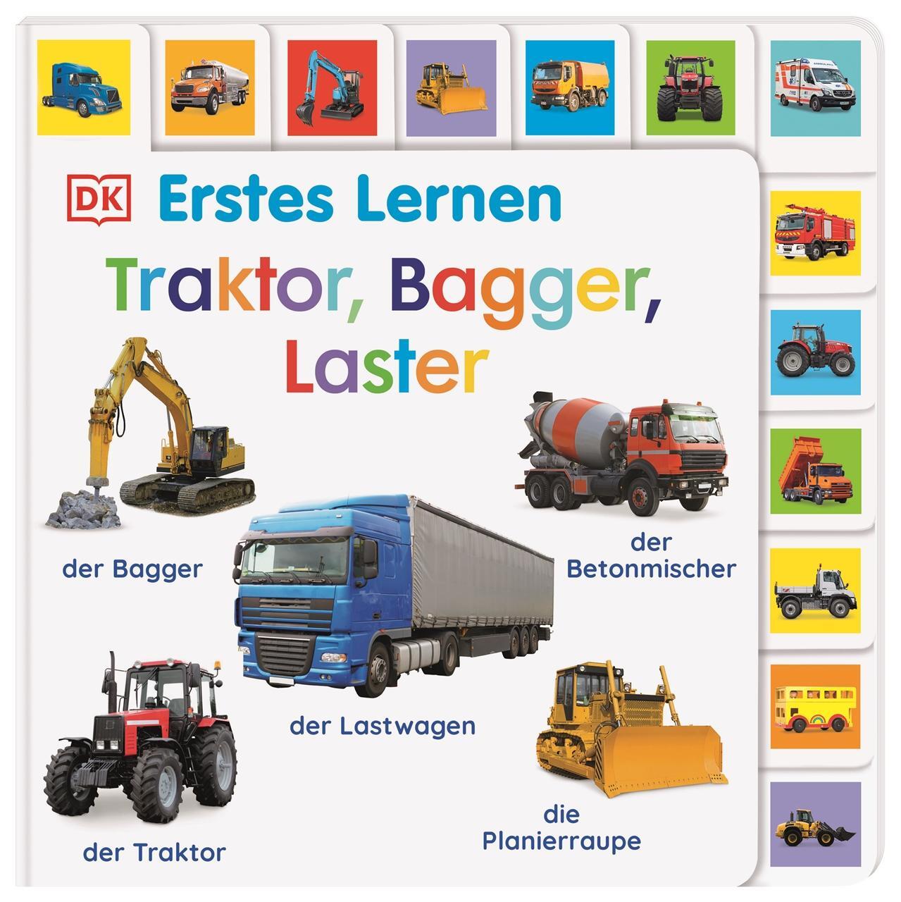 Cover: 9783831047451 | Erstes Lernen. Traktor, Bagger, Laster | DK Verlag - Kids | Buch