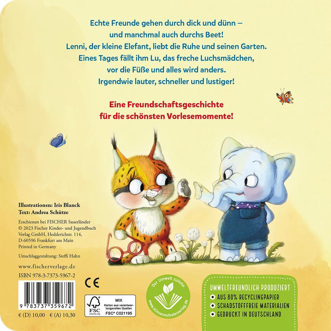 Rückseite: 9783737359672 | Lenni und Lu werden Freunde | Andrea Schütze | Buch | 20 S. | Deutsch