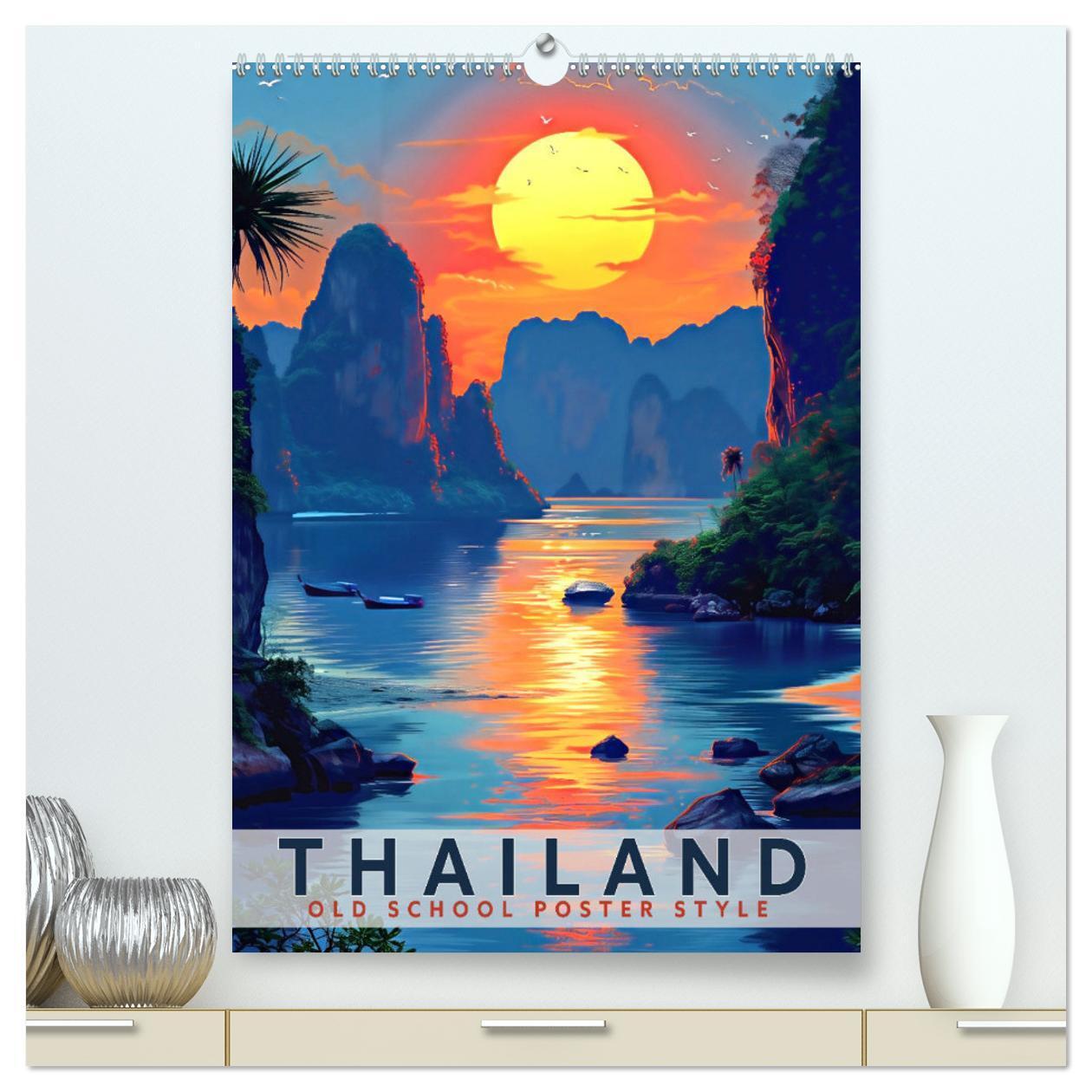 Cover: 9783435689484 | Thailand - Old School Poster Style (hochwertiger Premium...