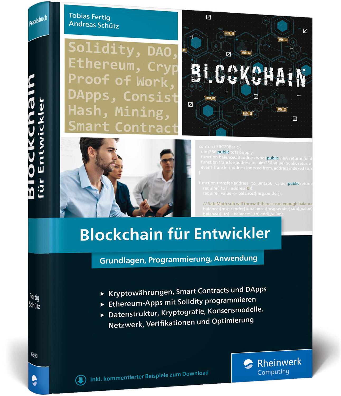 Cover: 9783836263900 | Blockchain für Entwickler | Andreas Schütz (u. a.) | Buch | 565 S.