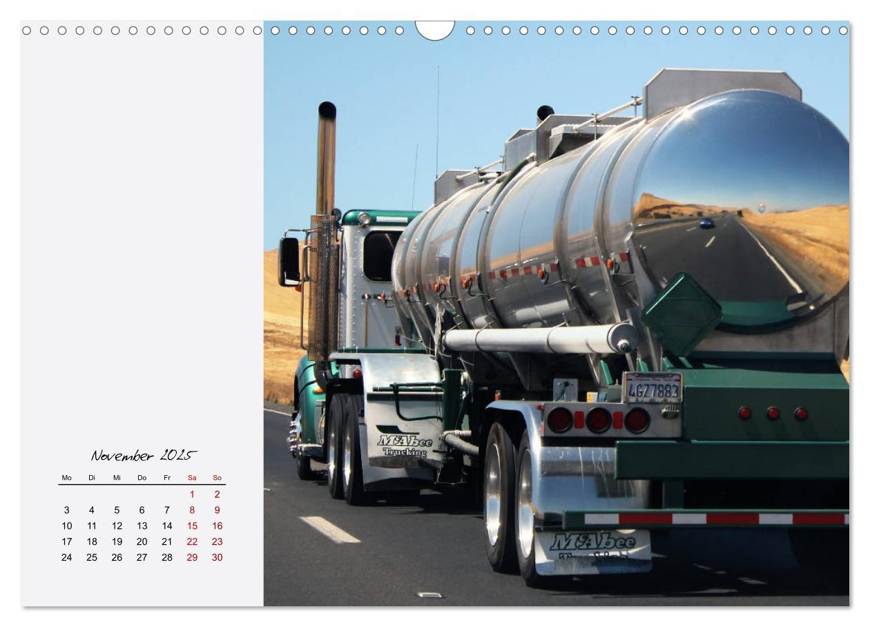 Bild: 9783435338269 | Langhauber. Coole Trucks in den USA (Wandkalender 2025 DIN A3...