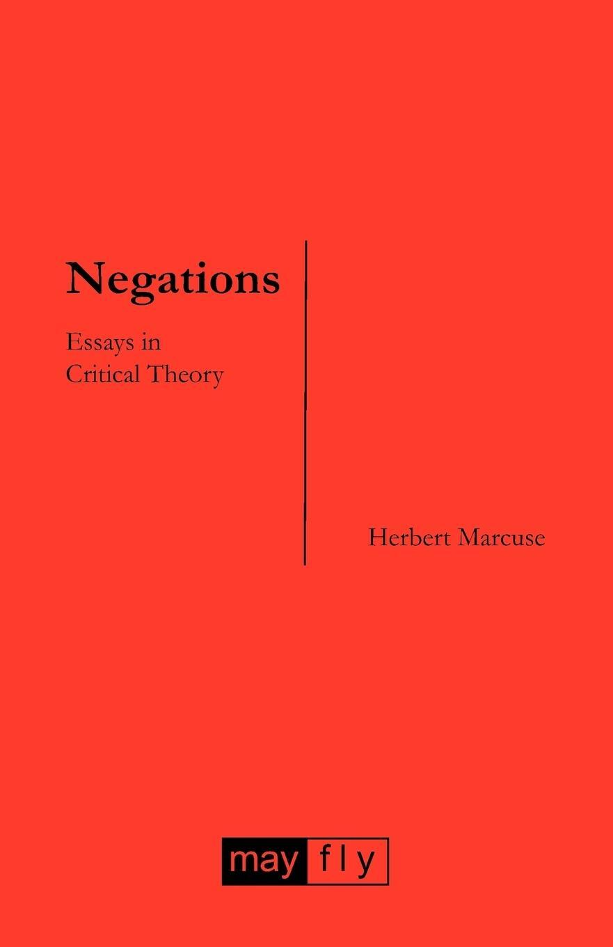 Cover: 9781906948047 | Negations | Essays in Critical Theory | Herbert Marcuse | Taschenbuch