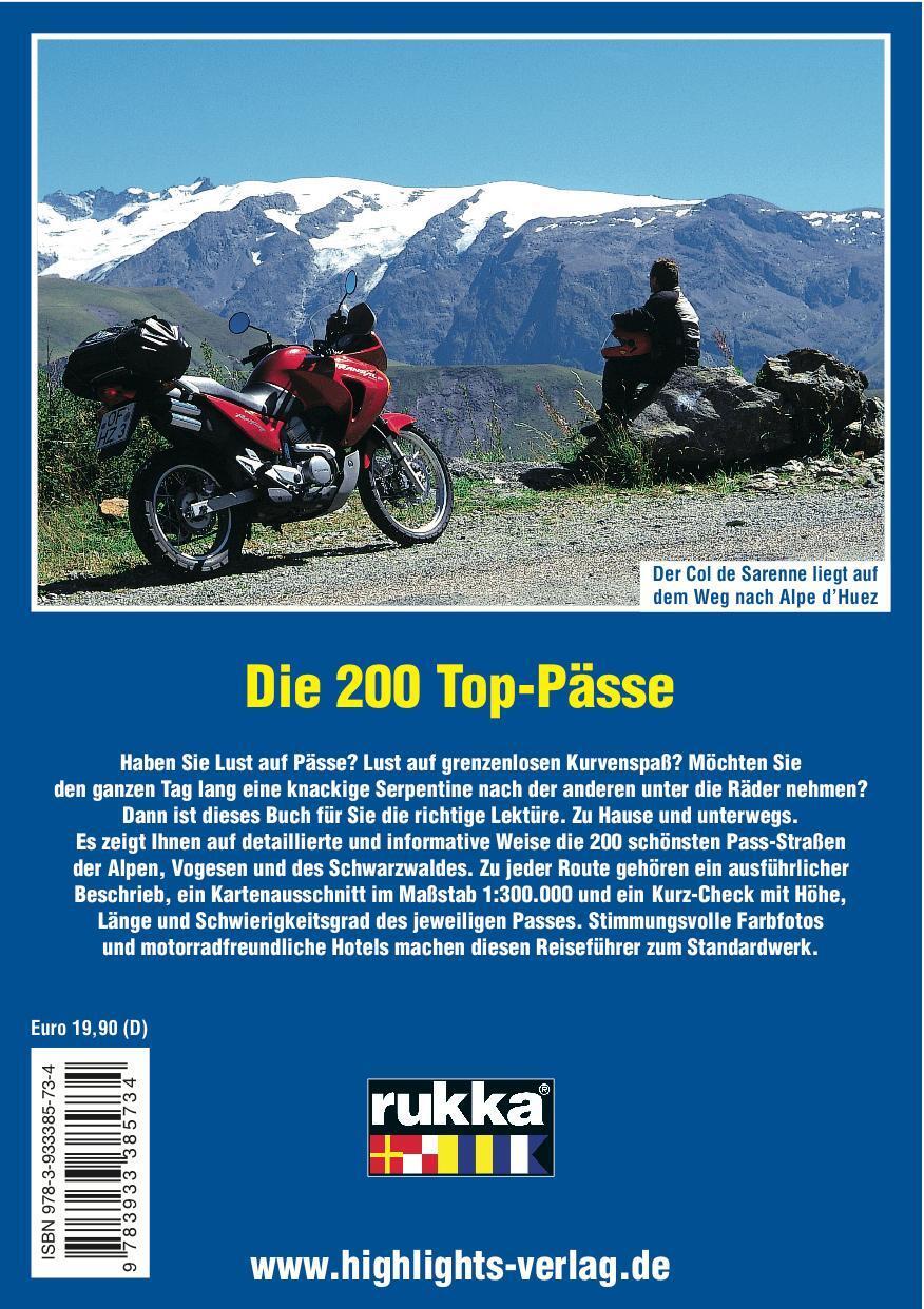 Rückseite: 9783933385734 | Pässe XXL | Die 200 schönsten Pässe der Alpen | Sylva Harasim (u. a.)