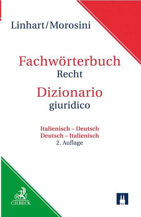 Cover: 9783406722240 | Fachwörterbuch Recht | Italienisch - Deutsch / Deutsch - Italienisch