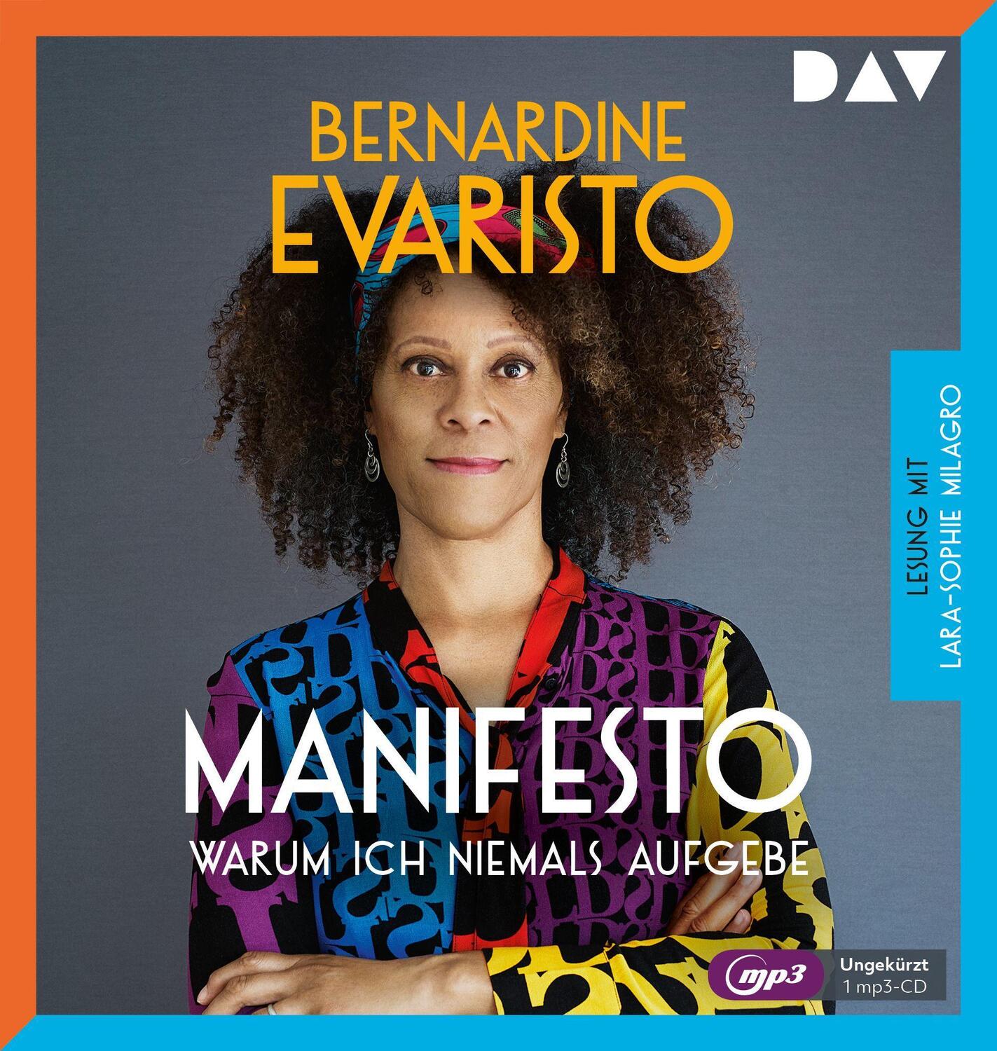 Cover: 9783742423504 | Manifesto - Warum ich niemals aufgebe | Bernardine Evaristo | MP3