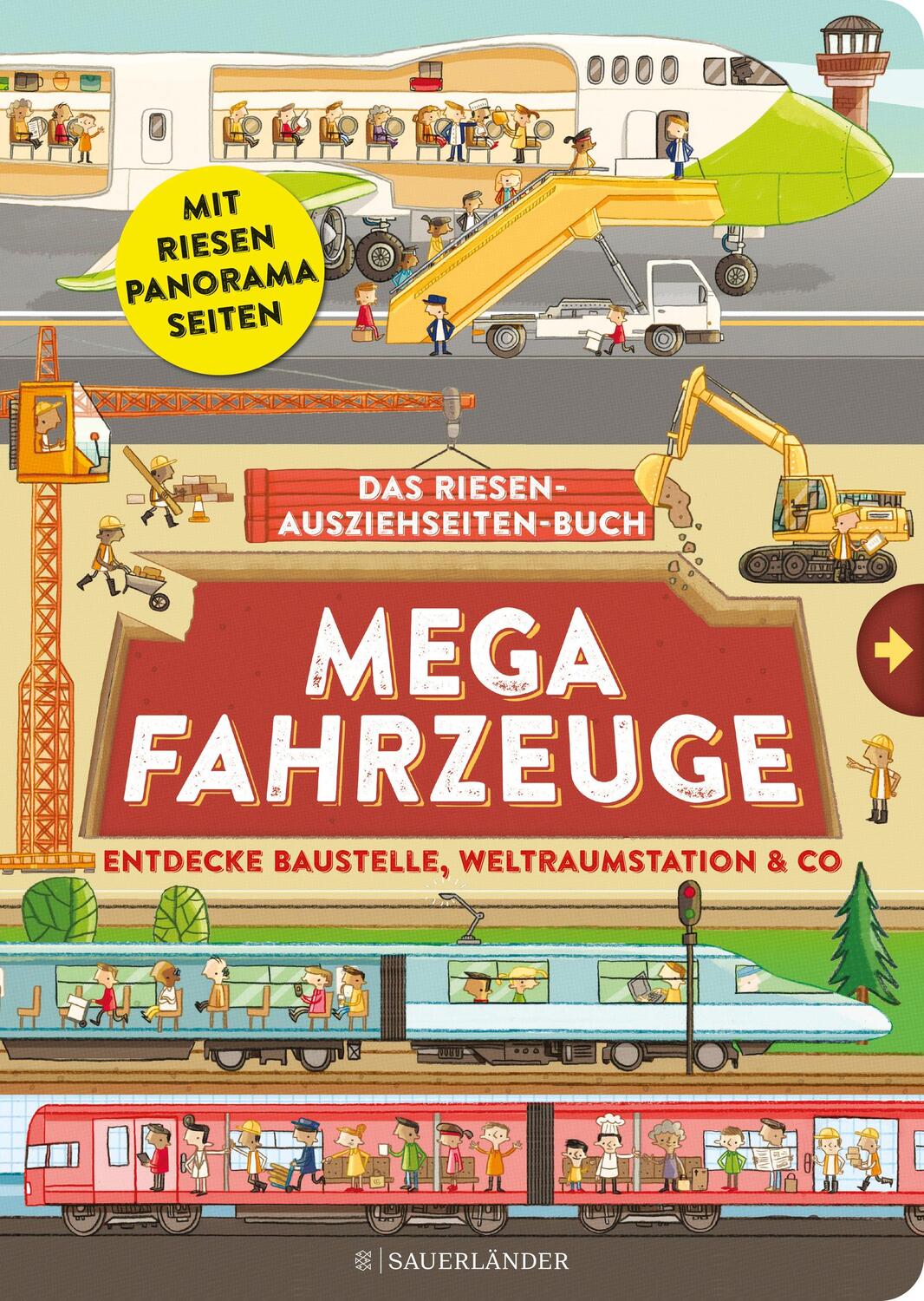 Cover: 9783737359030 | Mega Fahrzeuge | Das Riesen-Ausziehseiten-Buch | Philip Steele | Buch