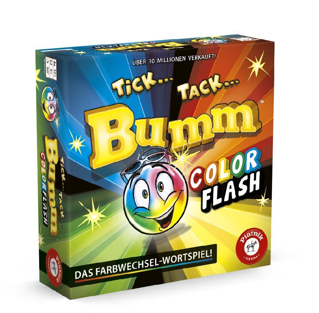 Cover: 9001890669194 | Tick Tack Bumm - Color Flash | Spiel | Deutsch | 2023 | Piatnik