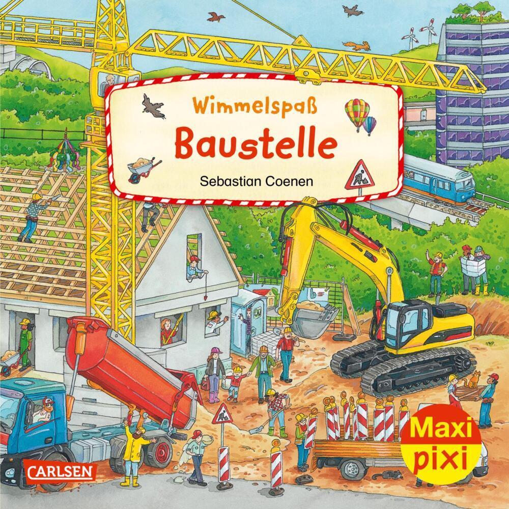 Cover: 9783551033413 | Maxi Pixi 424: Wimmelspaß Baustelle | Christina Braun | Taschenbuch