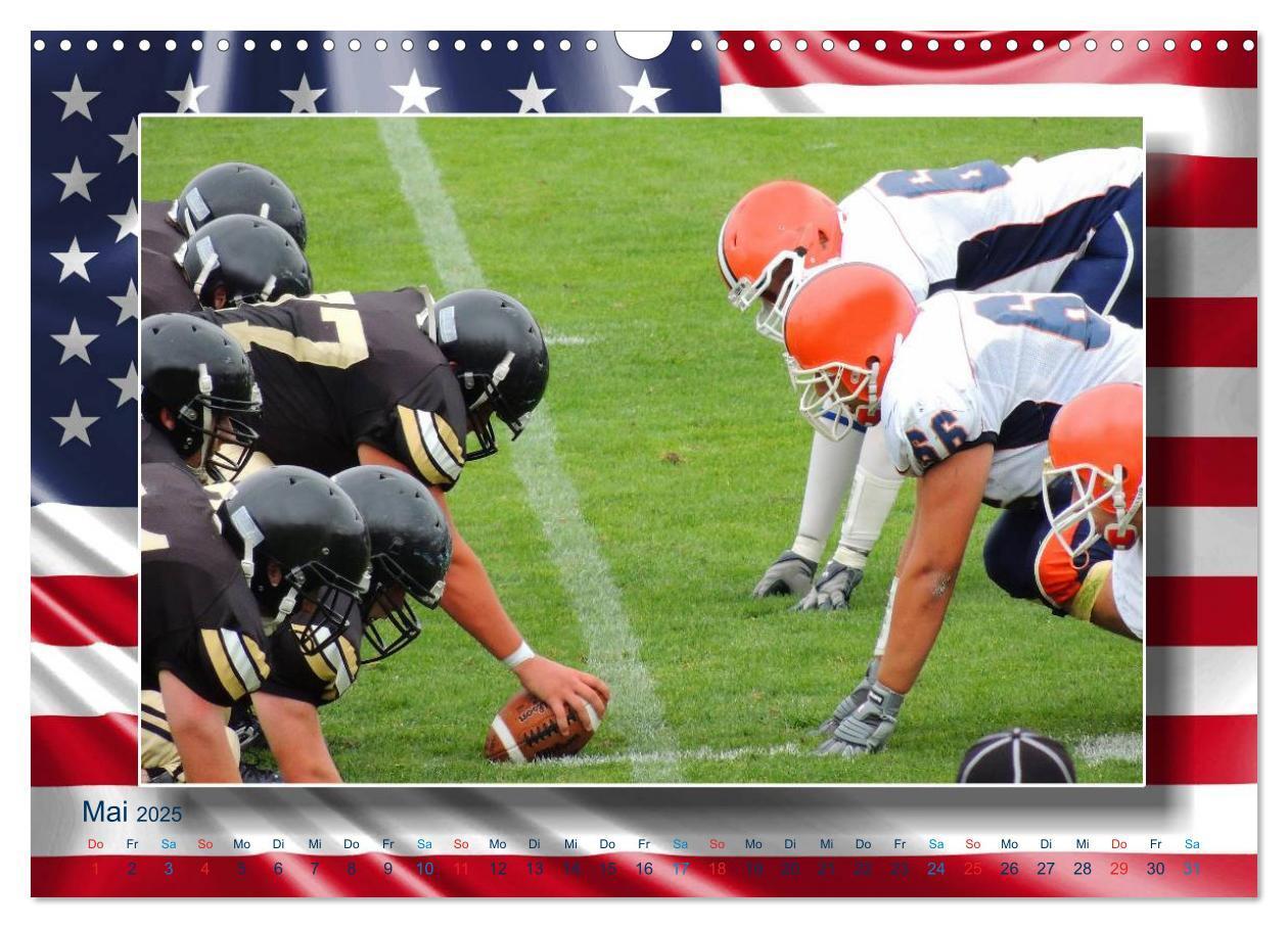 Bild: 9783435486984 | American Football - Kickoff (Wandkalender 2025 DIN A3 quer),...