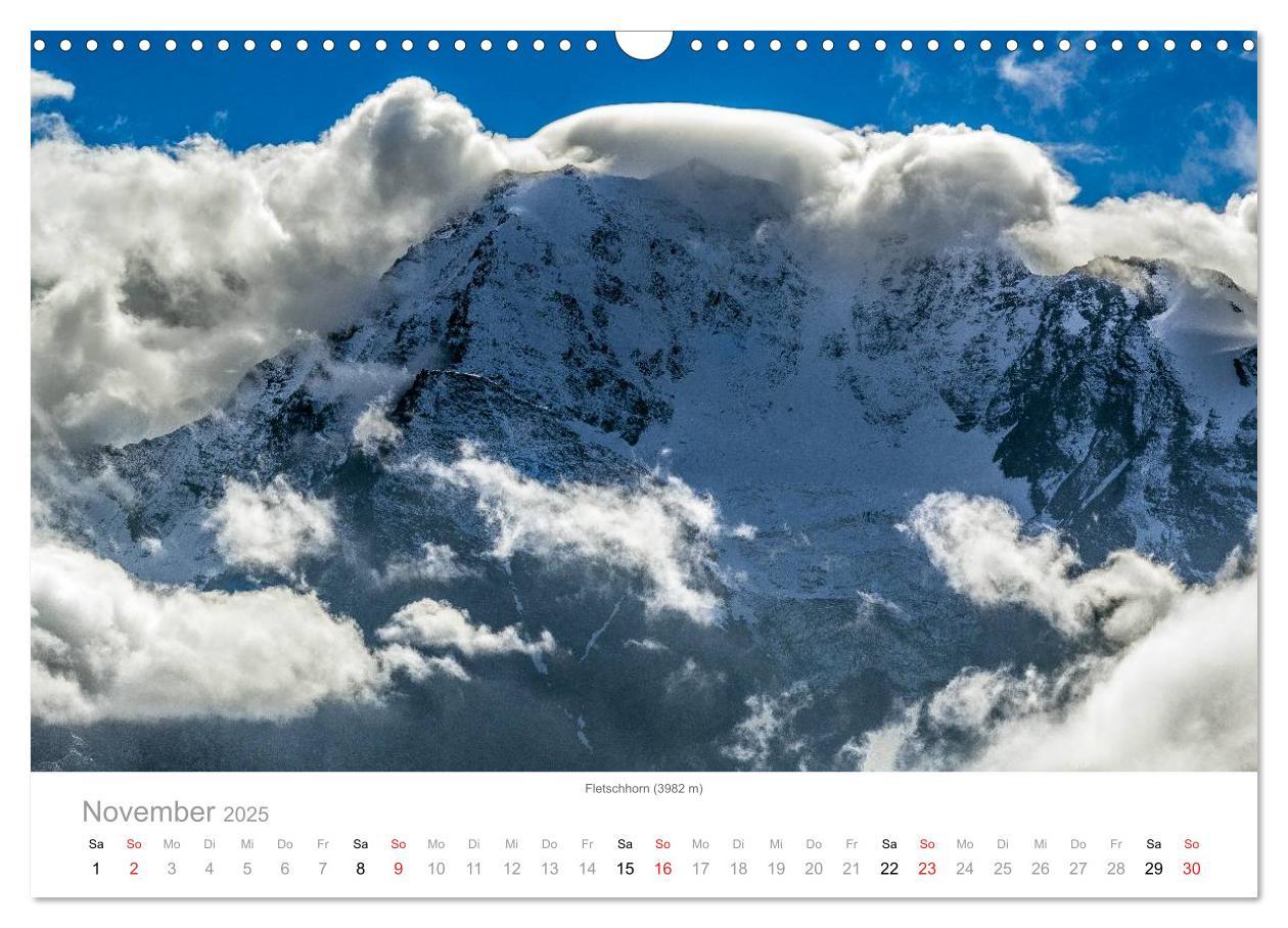 Bild: 9783435498277 | Walliser Alpen ¿ Europas »kleiner« Himalaya (Wandkalender 2025 DIN...