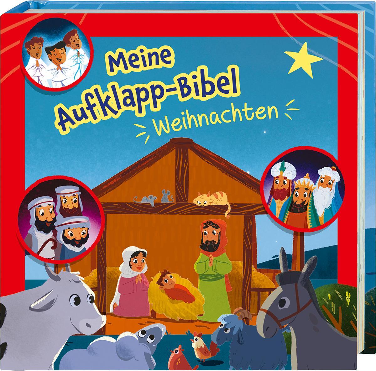 Cover: 9783438047656 | Meine Aufklapp-Bibel Weihnachten | Buch | 18 S. | Deutsch | 2023
