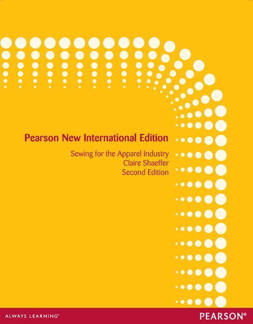 Cover: 9781292039466 | Sewing for the Apparel Industry | Pearson New International Edition