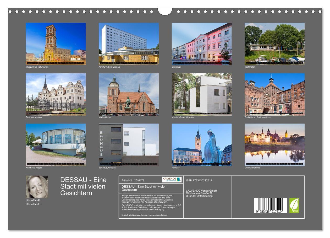 Bild: 9783435217519 | DESSAU - Eine Stadt mit vielen Gesichtern (Wandkalender 2025 DIN A3...