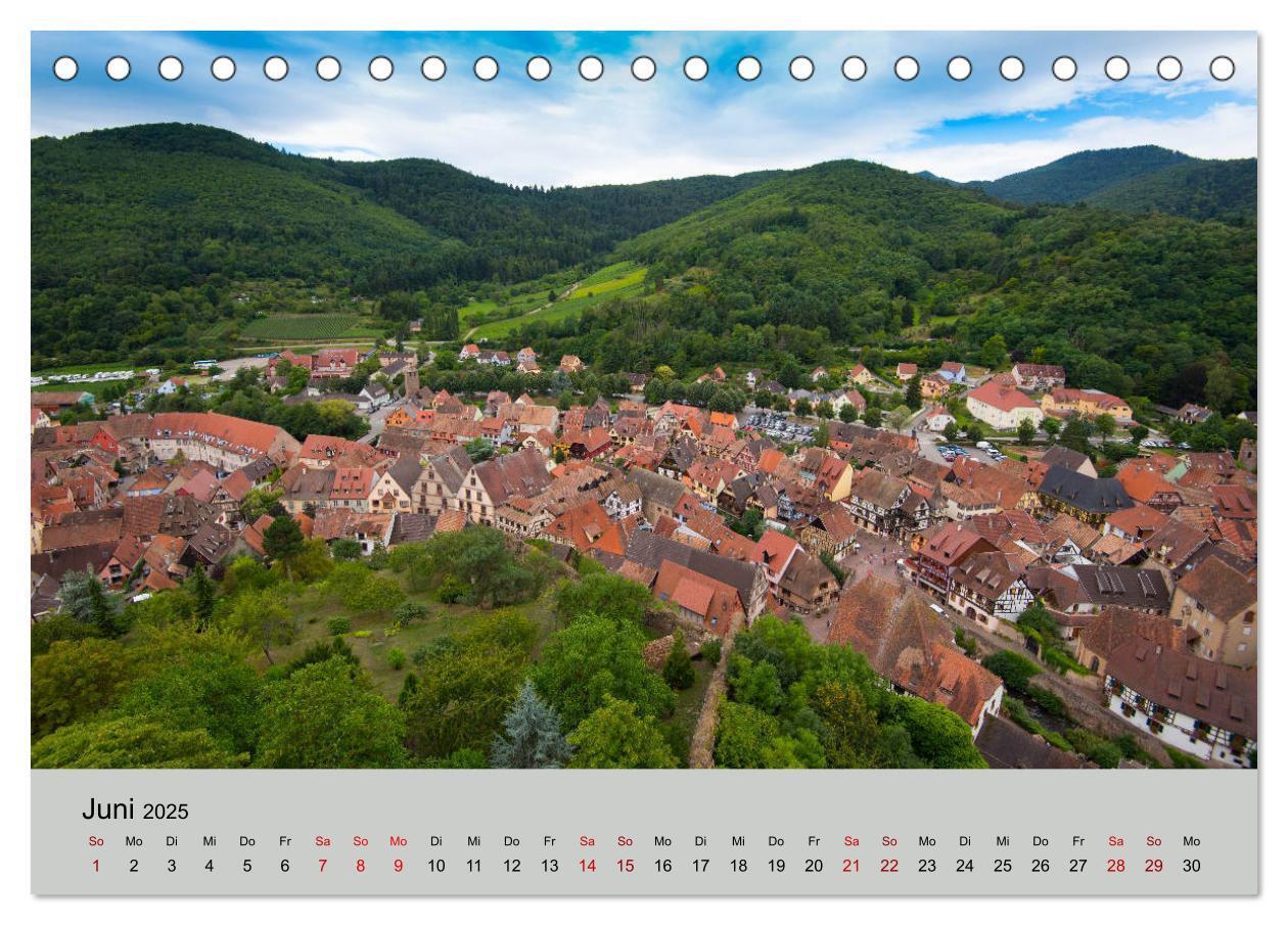 Bild: 9783435348435 | Die Weinstaße im Elsass (Tischkalender 2025 DIN A5 quer), CALVENDO...