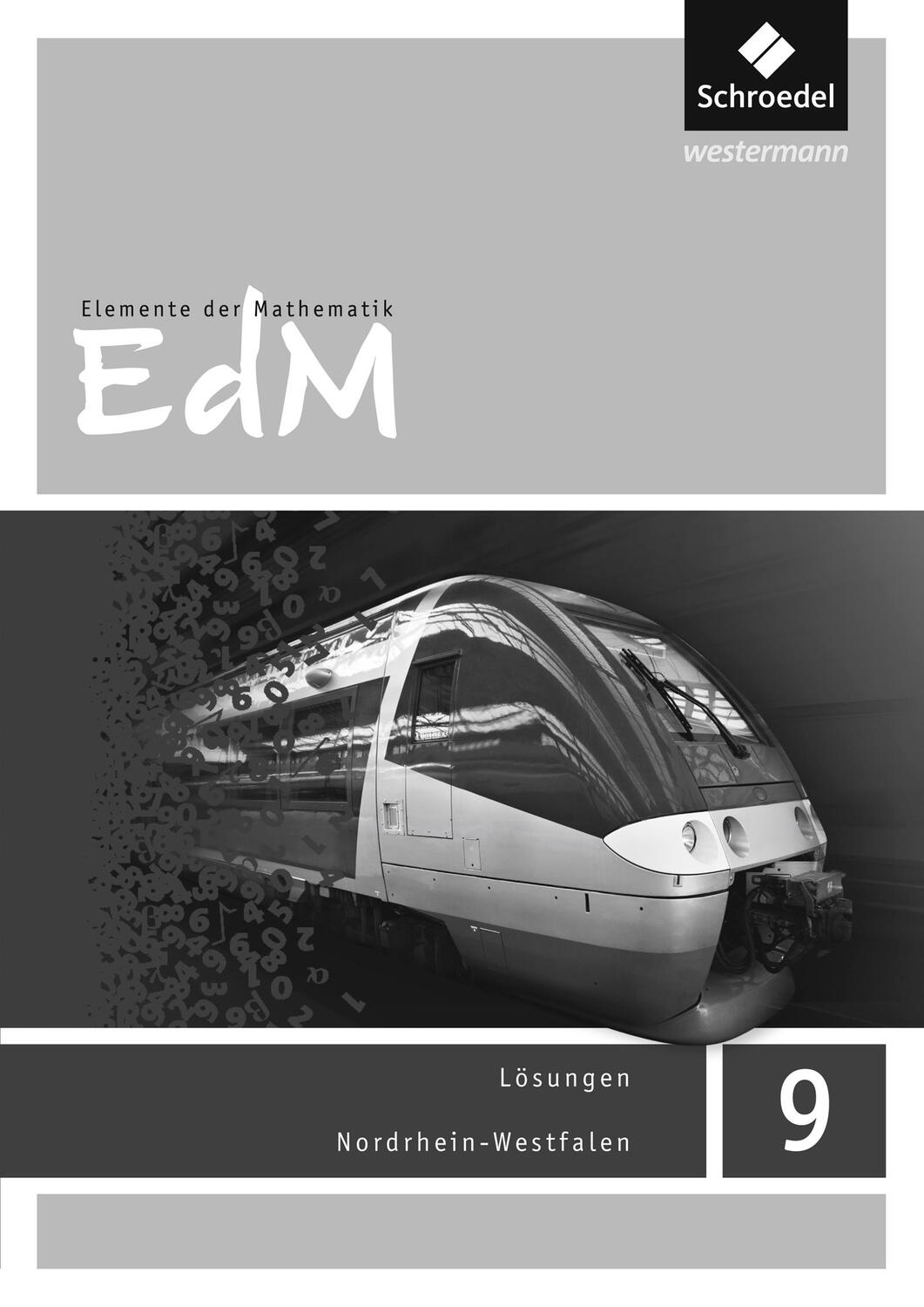 Cover: 9783507874497 | Elemente der Mathematik SI 9. Lösungen. Nordrhein-Westfalen | Buch