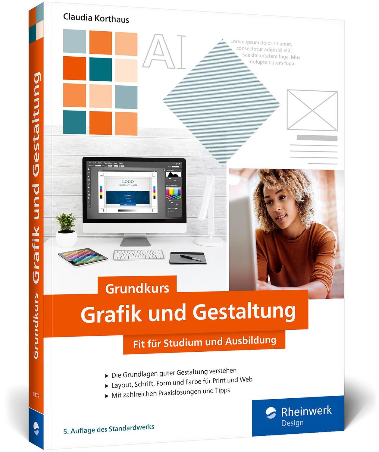 Cover: 9783836291798 | Grundkurs Grafik und Gestaltung | Claudia Korthaus | Taschenbuch