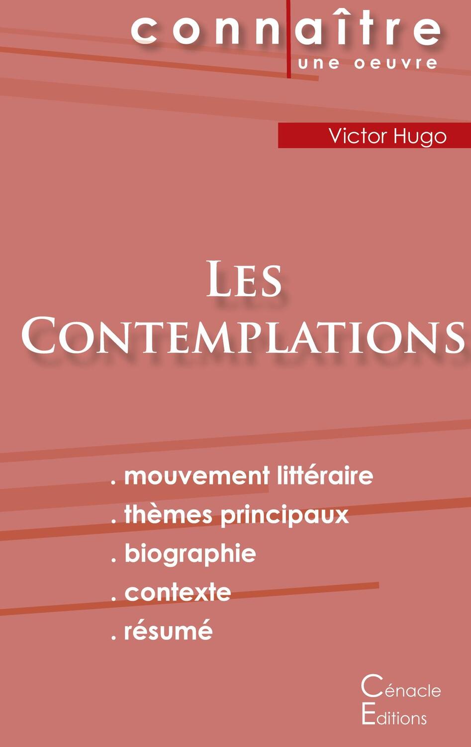 Cover: 9782367886985 | Fiche de lecture Les Contemplations de Victor Hugo (Analyse...