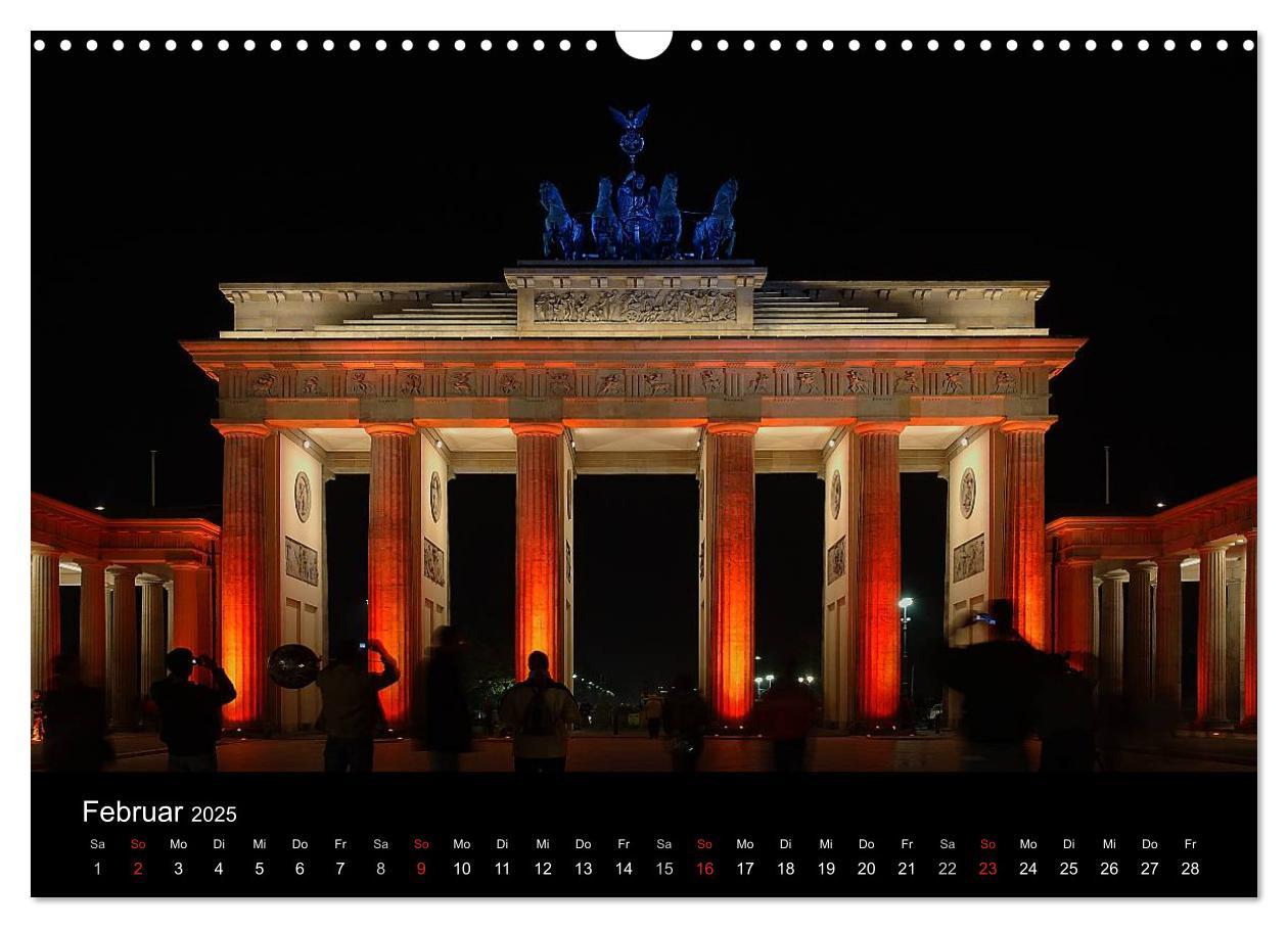 Bild: 9783435770656 | Berlin bei Nacht (Wandkalender 2025 DIN A3 quer), CALVENDO...