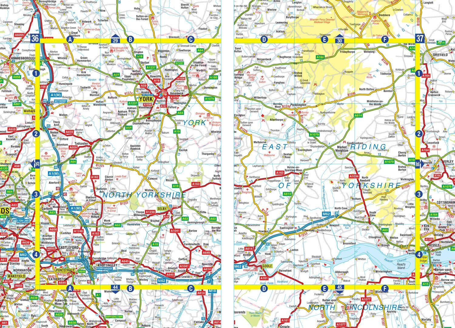 Bild: 9780008532192 | Northern England A-Z Road Atlas | A-Z Maps | Taschenbuch | Englisch