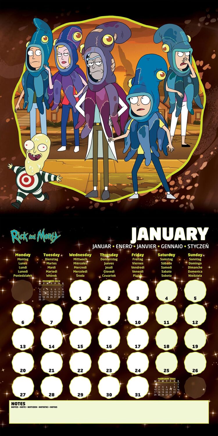 Bild: 9781804231722 | Rick and Morty 2025 30X30 Broschürenkalender | Kalender | 28 S. | 2025