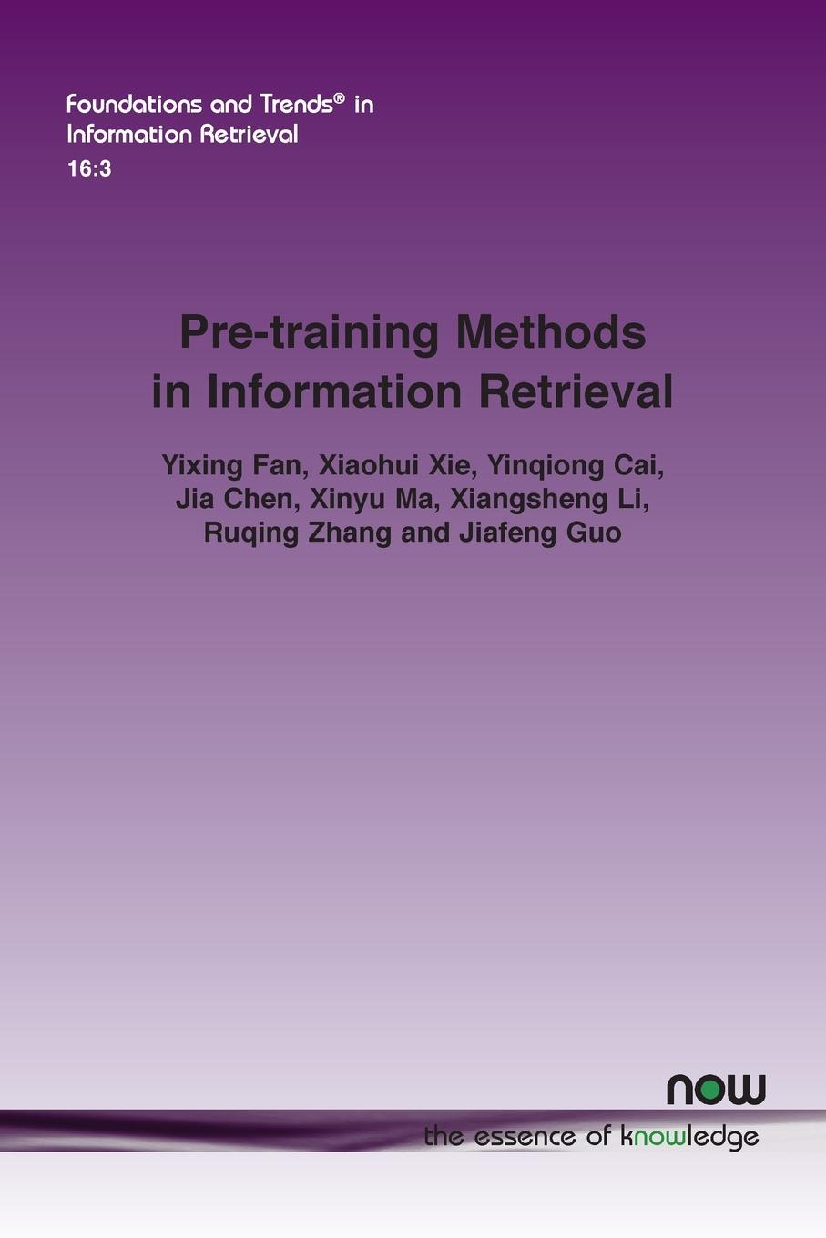 Cover: 9781638280620 | Pre-training Methods in Information Retrieval | Yixing Fan (u. a.)