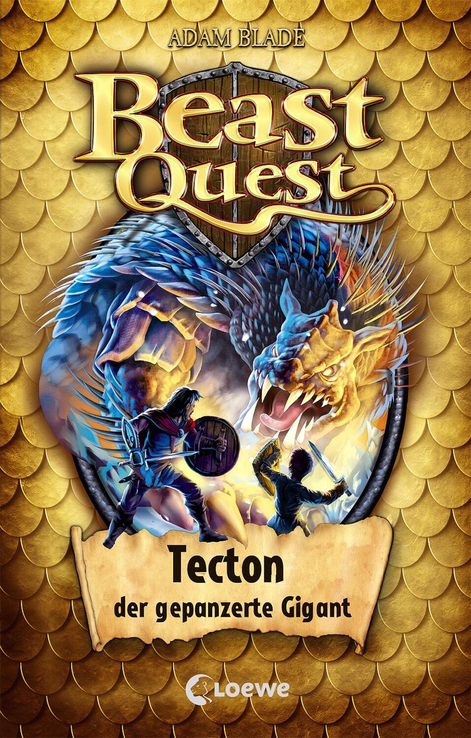 Cover: 9783743204713 | Beast Quest (Band 59) - Tecton, der gepanzerte Gigant | Adam Blade