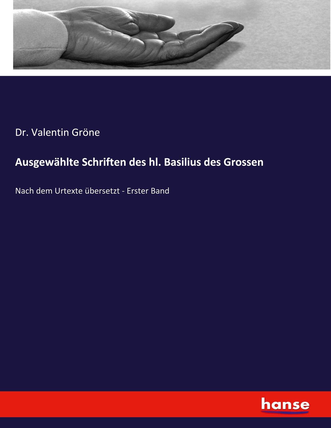 Cover: 9783348069922 | Ausgewählte Schriften des hl. Basilius des Grossen | Valentin Gröne